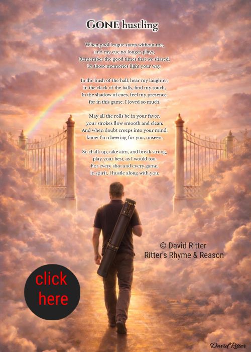 Gone Hustling premium printable memorial poem preview