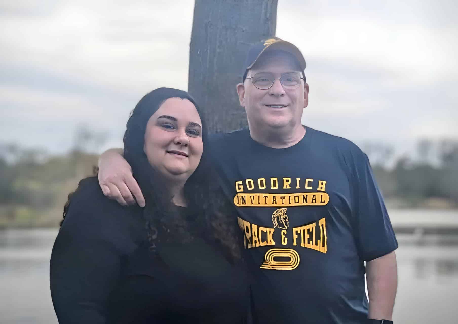David Ritter with his daughter Cassie.